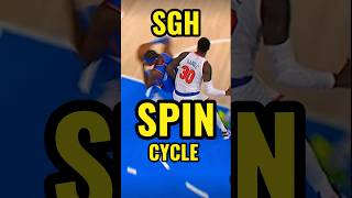 Shai GilgeousAlexander Spin Cycle on Julius Randle GilgeousAlexander Highlights nba shorts [upl. by Bertie287]