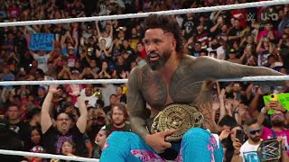 WWE RAW 92324 RESULTS JEY USO WINS THE INTERCONTINENTAL CHAMPIONSHIP [upl. by Onairam520]