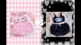 kuromi vs my melody ♡  which side is better [upl. by Lanti771]