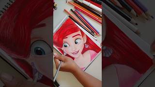 Ariel la Sirenita sirenita ariel mermaid princesaariel drawing draw princesasdisney [upl. by Nnainot]