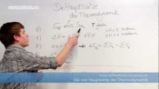 Hauptsätze der Thermodynamik  Abitur Chemie Grundlagen [upl. by Eislel]