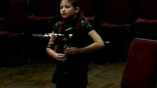 Northumbrian Small Pipes  Chloe Corrigan aged 10 [upl. by Ah124]