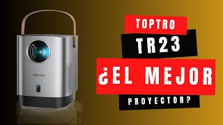 ¿El MEJOR MINI PROYECTOR Analizamos el proyector Toptro TR23 [upl. by Nitas]