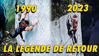 À 60 ans Alain Robert grimpe sans corde dans le Verdon [upl. by Stahl418]