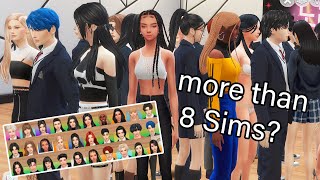 How to have more than 8 Sims in the Sims 4 [upl. by Brodie]