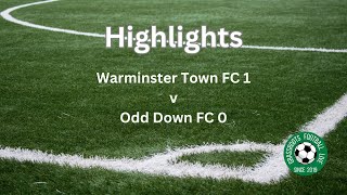 Highlights Warminster Town FC v Odd Down AFC [upl. by Htrap]