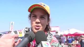 Laia Sanz meilleure féminine du Rallye OiLibya du Maroc 2014 [upl. by Eam21]