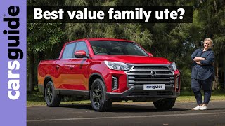 SsangYong Musso 2024 review XLV Ultimate  Cheap dualcab ute alternative to Ford Ranger 4x4 tested [upl. by Clayborn911]