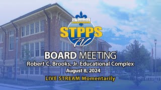 STPPS Board Meeting – 8824 [upl. by Ednargel]