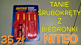 TANIE ŚRUBOKRĘTY ELEKTRYCZNE Z Biedronki ➡️ NITEO [upl. by Hareemas]