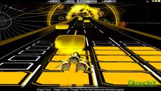 DragonForce  Through The Fire And Flames  AudioSurf quotGuitar Hero modequot [upl. by Prosper591]