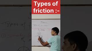 Types of friction NCERT physics Our study room Udayrajsir17 [upl. by Adyol749]