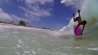 Flossie  Sandy beach shorebreak wipeouts [upl. by Aloiv]