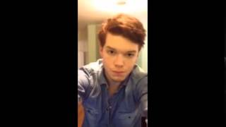 15 Cameron Monaghan  Periscope livestream April 9 2015 wEnglish Captions [upl. by Katrina]