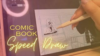 Comic book speed draw [upl. by Mccowyn]