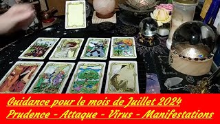 Voyance juillet 2024🔮Attaque  Virus  Manifestation 🚨JO danger [upl. by Hearsh]