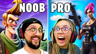 Fortnite OG Noob vs Pro Duos w FGTeeV Duddz amp Lex [upl. by Annahtur509]