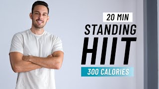 20 MIN HIIT CARDIO Workout  ALL STANDING  Full Body No Equipment No Repeats [upl. by Mathilde]