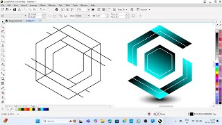 Stylish S logo design in corel draw  Corel draw tips amp tricks  logo ideas [upl. by Atneciv315]