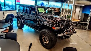 For Sale 2024 Jeep Wrangler 392 Final Edition 64L V8 470HP Ext Pitch BlackBlack amp Gold in 108000 [upl. by Aeki314]