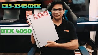 Lenovo LOQ 83DV00L9IN Laptop Intel Core i513450HX 13th Gen  RTX 4050 6GB  Full Review [upl. by Anelrahs]