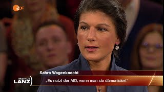 Sahra Wagenknecht Es nutzt der AfD wenn man sie dämonisiert 210416 Markus Lanz  Bananenrepublik [upl. by Sydelle281]