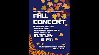 Owensboro High School Band  2024 Fall Concert  October 30 2024 [upl. by Eduino504]