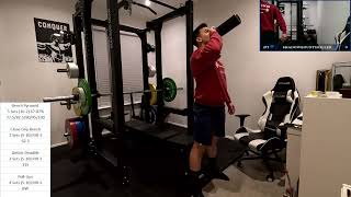 Feb 2025 Comp Training  74kg Powerlifter  Session 7 [upl. by Cesaria315]