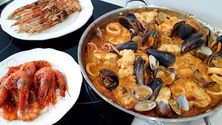 Zarzuela de pescado y marisco ESPECIAL NAVIDAD [upl. by Ynabla650]