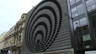 Le Vasarely célèbre façade du siège de RTL démonté [upl. by Amla679]