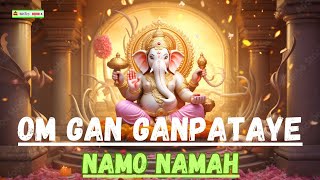 Om Gan Ganpataye Namo NamahMnTro009DOmGanGanapatayeNamoNamah GaneshMantra GanpatiBappaMorya [upl. by Xonnel]