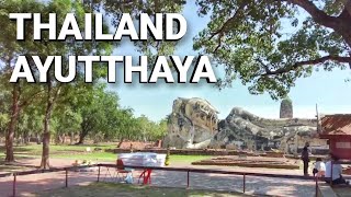 Ayutthaya  Visiting INCREDIBLE NON TOURISTY Temples And Free [upl. by Sax906]