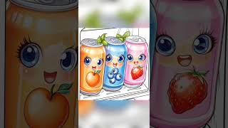 Cute cans colouring by sahers creations coloring art [upl. by Letnahc]