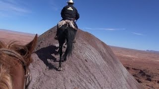 Monument Valley Land Of The Navajos Trail Ride with Missouri Fox Trotters [upl. by Jamnis]