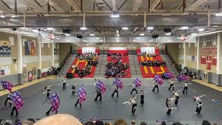 Lemoore High School Winterguard quotAuroraquot West Power Regional Palm Desert Finals 2024 [upl. by Libys868]