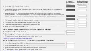 8915 F 2020 Coronavirus Distributions for 2021 Tax Returns [upl. by Gherlein]