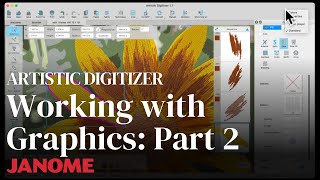 Working with Graphics in Artistic Digitizer Part 2 [upl. by Nirag]