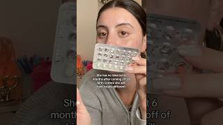 COMING OFF THE PILL CHANGED HOW I LOOKED 😭❤️ acnejourney birthcontrol hormonalbalance selflove [upl. by Jemie]