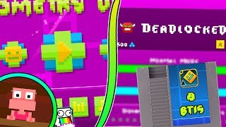 JUGANDO GEOMETRY DASH EN 8 BITS  VRO [upl. by Shep492]