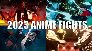 Top 10 Anime Fights of 2023 Vol3 [upl. by Colley483]