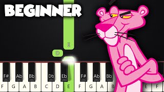 The Pink Panther Theme  BEGINNER PIANO TUTORIAL  SHEET MUSIC by Betacustic [upl. by Acinej]