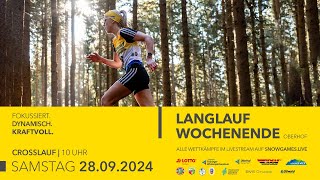 DSV Deutschlandpokal Skilanglauf 2024 Crosslauf [upl. by Ystap752]