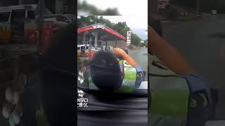 Police Officer Throws Himself Onto Car to get Sick Leave in China [upl. by Lasonde627]