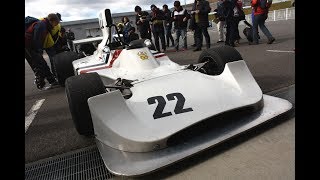 Hesketh 308B James Hunt Engine startup SUZUKA Sound of ENGINE 2017 [upl. by Morganstein]