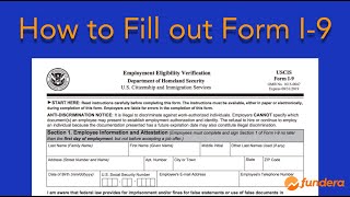 How to Fill out Form I9 Easy StepbyStep Instructions [upl. by Squier962]