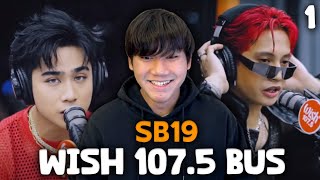 REACTION SB19 LIVE on Wish 1075 Bus Part 1  Gento Mana Bazinga and I WANT YOU [upl. by Geiger437]