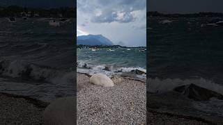 The Storm Is Here Part 1 Manerba Del Garda July 1 2024 lagodigarda brescia italia storm beach [upl. by Elak]