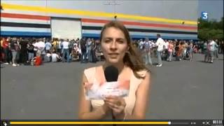 France 3 Nord Pas Calais  DouaiGayant Expo  Johnny Hallyday  8 Juin 2013 [upl. by Kcirrej570]