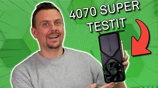 PAREMPI KUIN RTX 3090 Testissä GeForce RTX 4070 Super [upl. by Anneres]