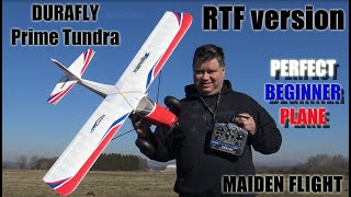 Durafly Prime Tundra RTF STOL TrainerSports Model wFlaps amp 3Axis Gyro EPO 1200mm Maiden flight [upl. by Nedearb]